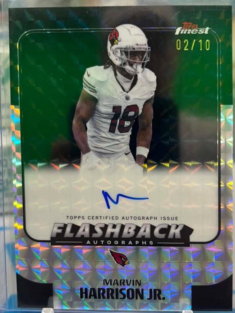 Marvin Harrison Jr. [Black Geometric] #FBA-MHJ