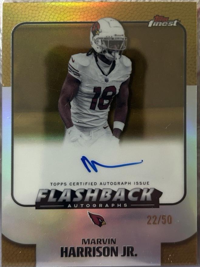 Marvin Harrison Jr. [Gold Geometric] #FBA-MHJ
