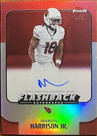 Marvin Harrison Jr. [Red Refractor] #FBA-MHJ