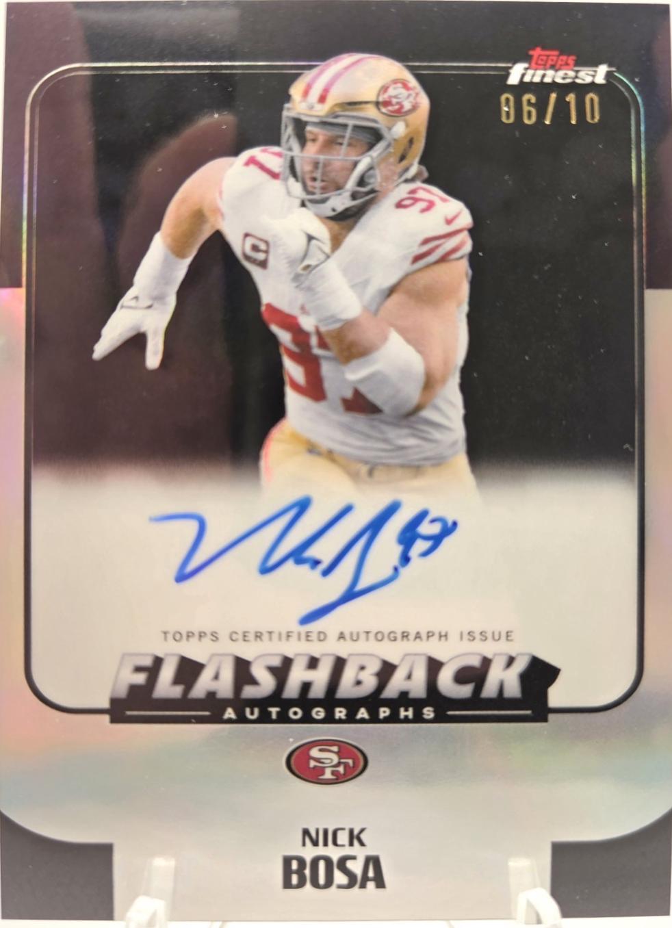 Nick Bosa [Black Refractor] #FBA-NB