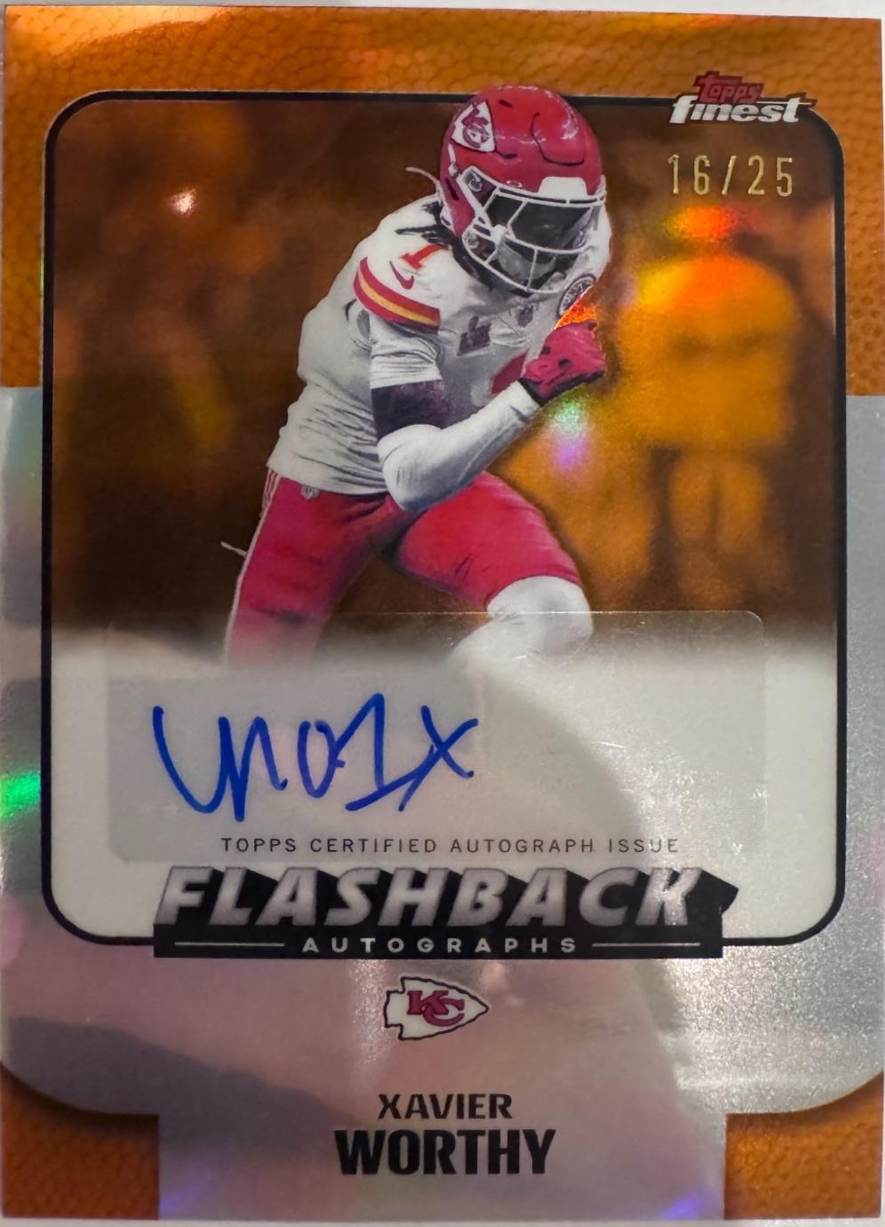 Xavier Worthy #FBA-XW