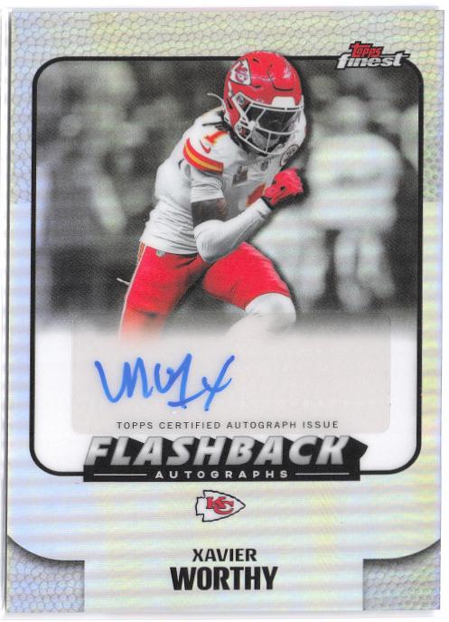 Xavier Worthy [Refractor] #FBA-XW