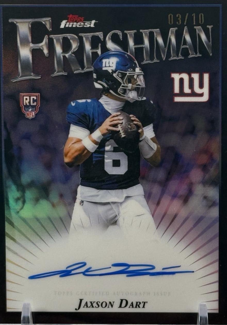 Jaxson Dart [Black Refractor] #FFA-JD