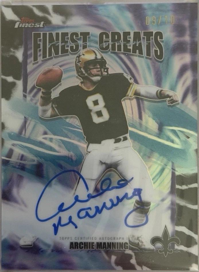 Archie Manning [Black Geometric] #FGA-AM
