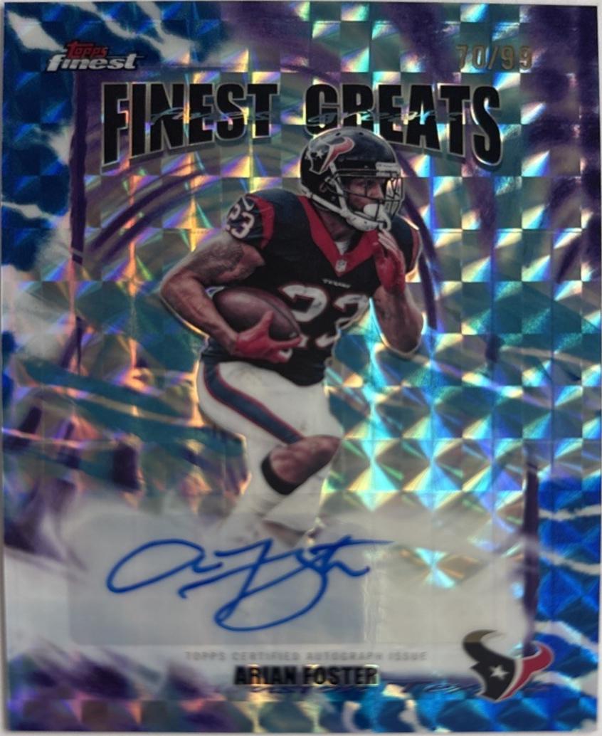 Arian Foster [Blue Geometric] #FGA-AF