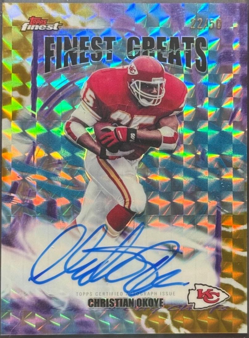 Christian Okoye [Gold Geometric] #FGA-CO