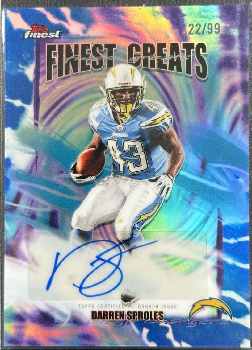 Darren Sproles [Blue Refractor] #FGA-DS