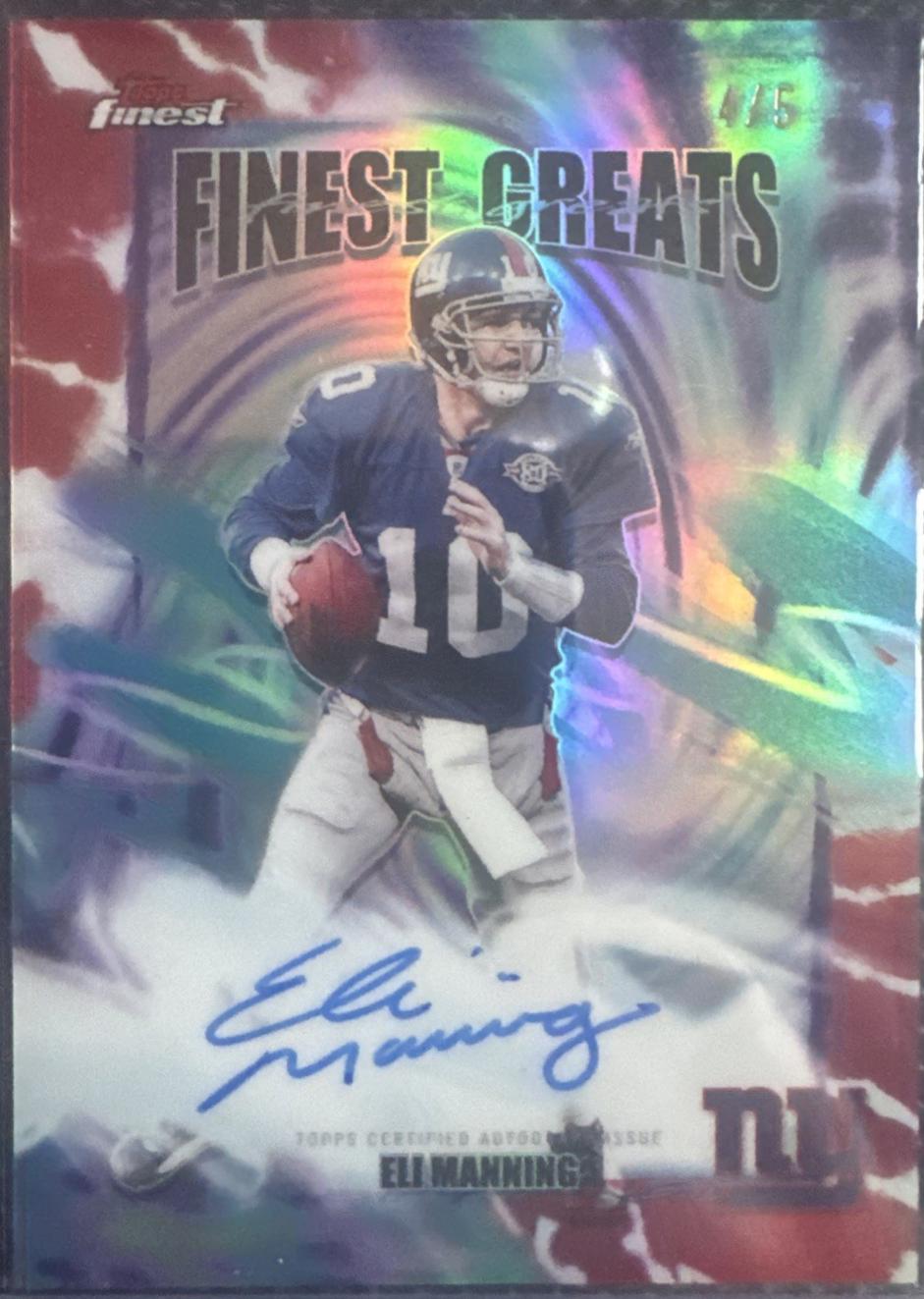 Eli Manning #FGA-EM