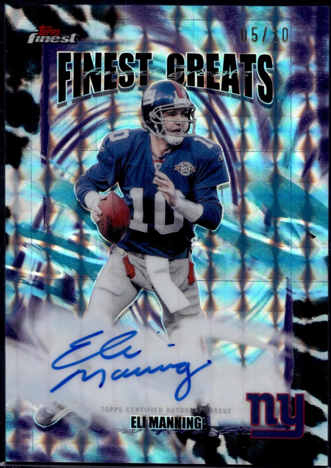 Eli Manning [Black Geometric] #FGA-EM