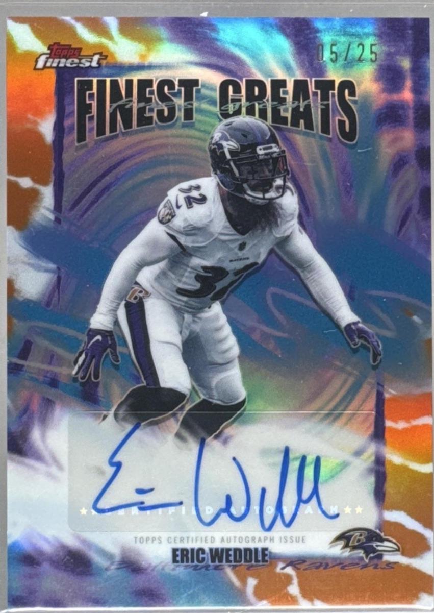 Eric Weddle [Orange Refractor] #FGA-EW