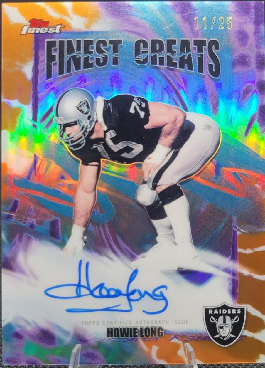 Howie Long [Orange Refractor] #FGA-HL