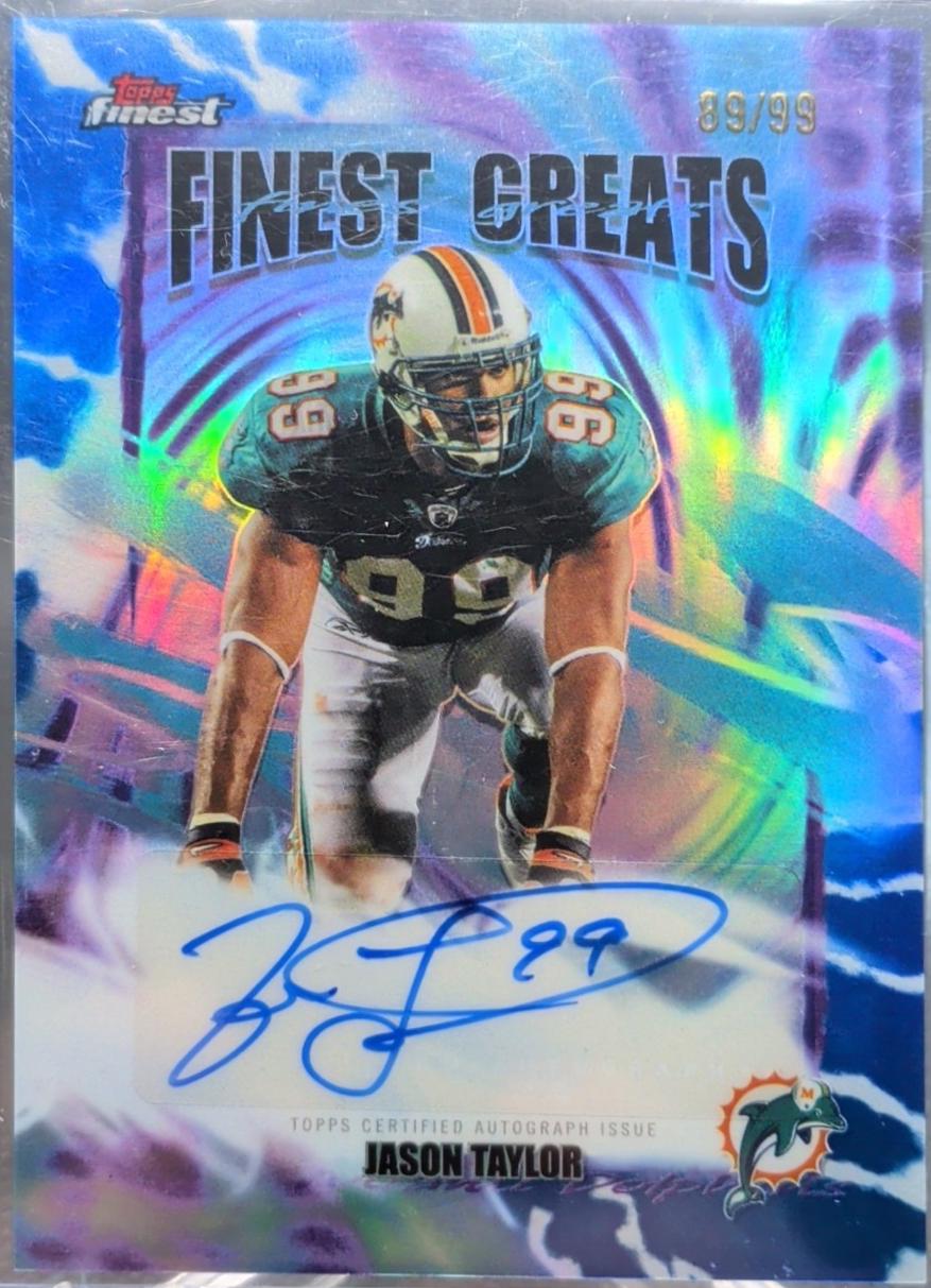Jason Taylor [Blue Geometric] #FGA-JTA