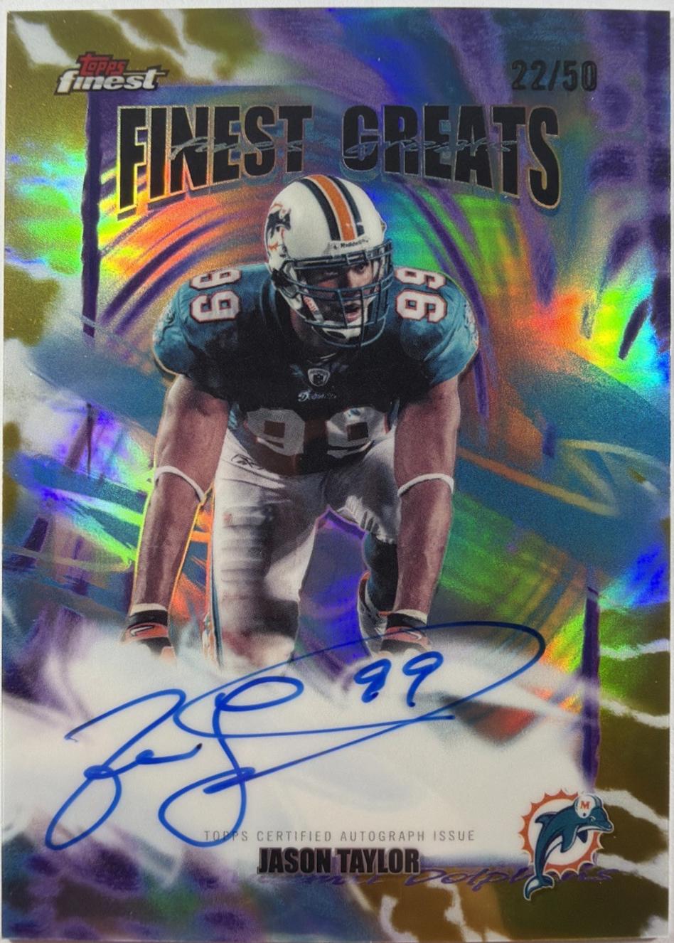 Jason Taylor [Gold Geometric] #FGA-JTA