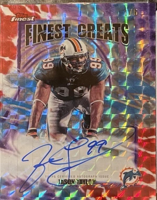 Jason Taylor [Red Refractor] #FGA-JTA