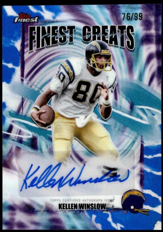 Kellen Winslow [Blue Refractor] #FGA-KW