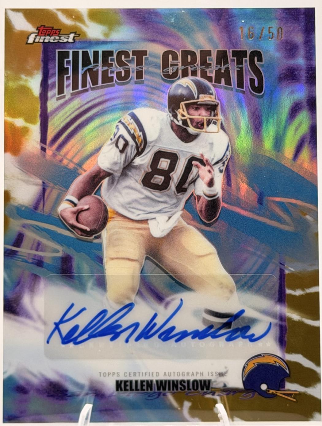 Kellen Winslow [Gold Refractor] #FGA-KW