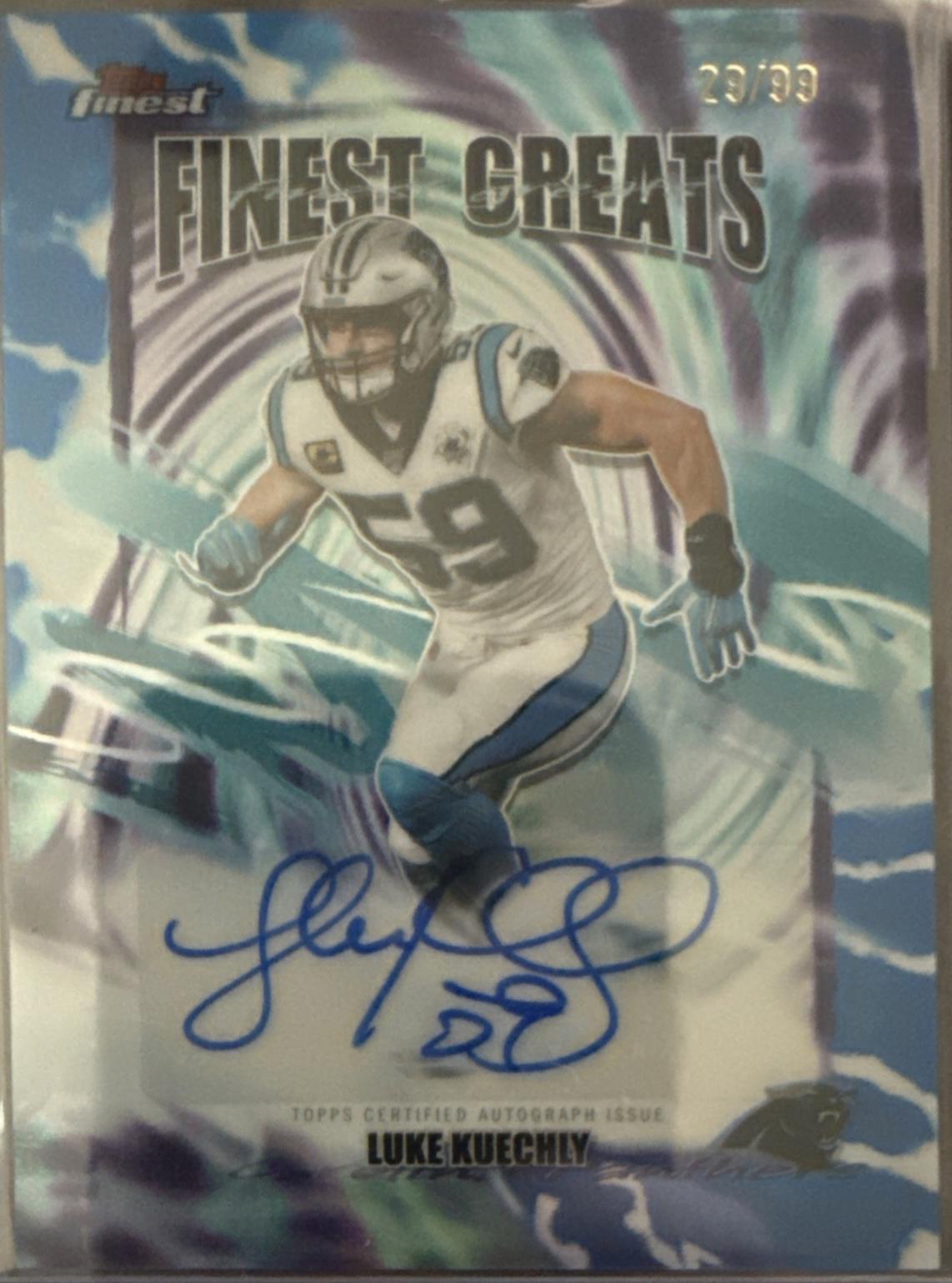Luke Kuechly [Blue Refractor] #FGA-LK
