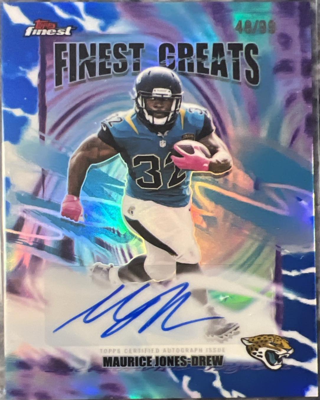 Maurice Jones-Drew [Blue Refractor] #FGA-MJD