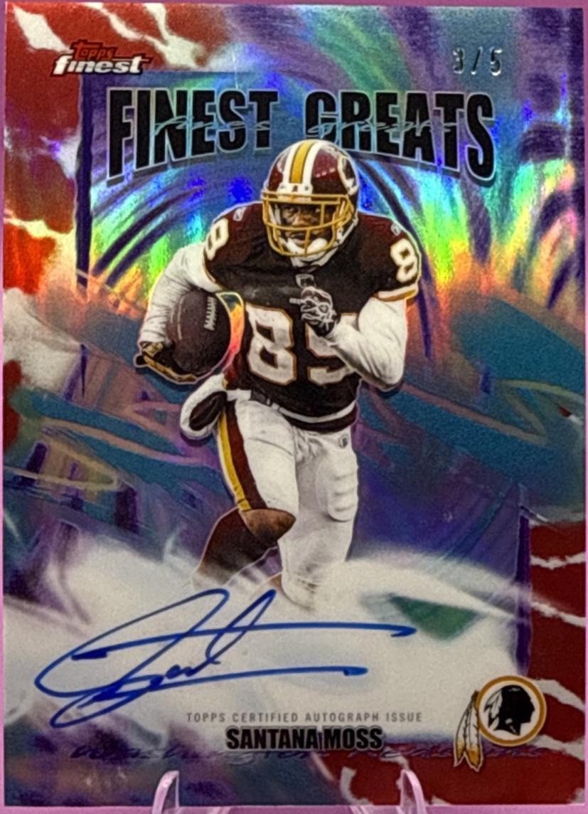 Santana Moss [Red Geometric] #FGA-SM