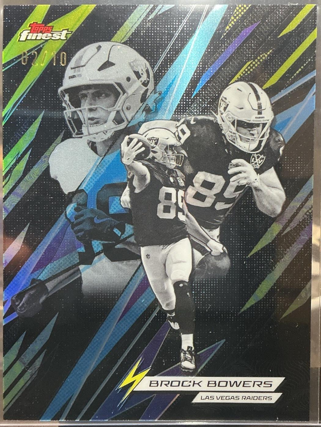 Brock Bowers [Black Refractor] #PK-9