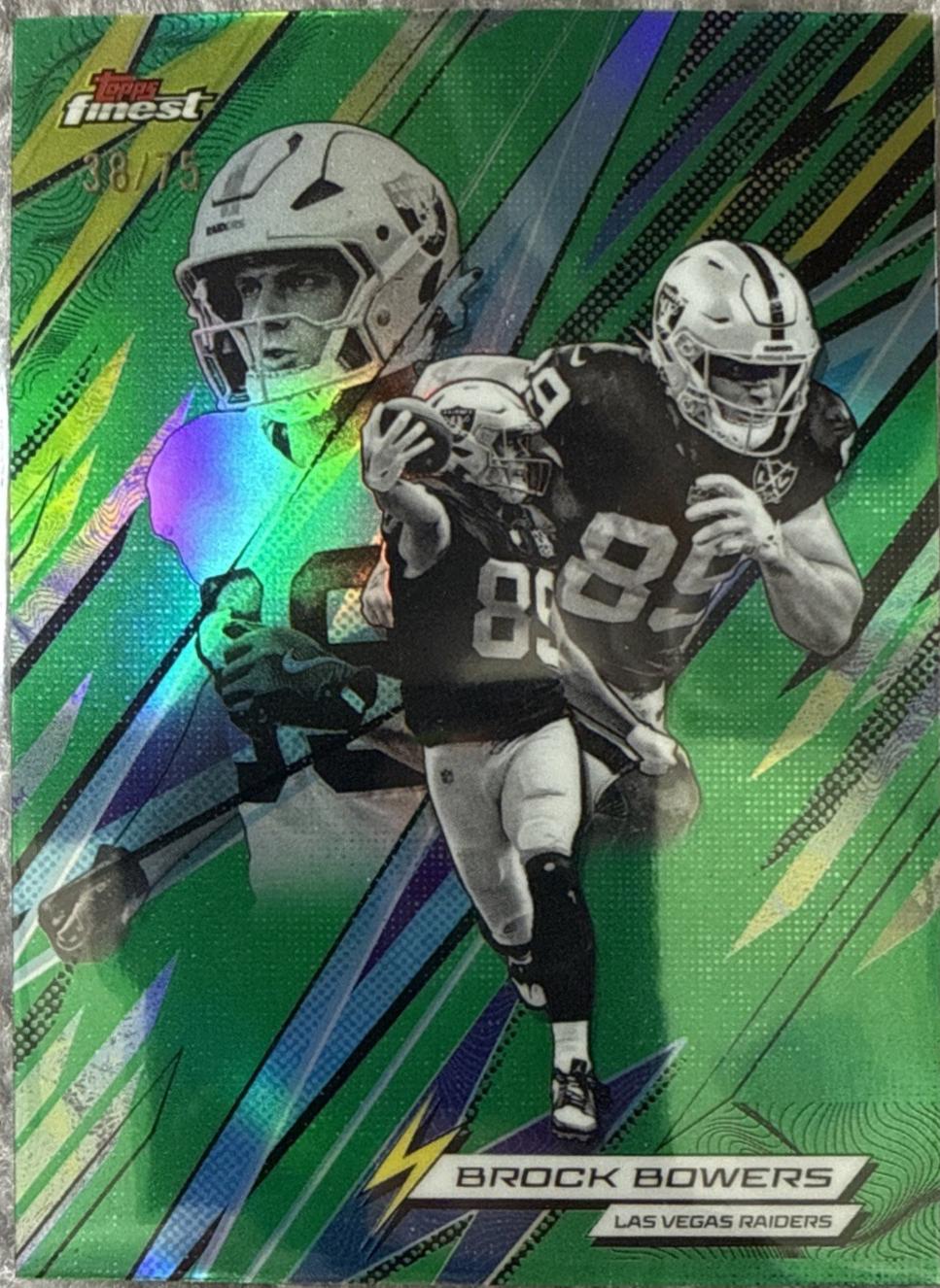 Brock Bowers [Green Refractor] #PK-9