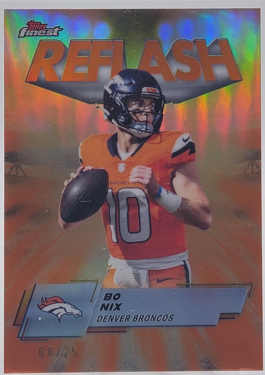 Bo Nix [Orange Refractor] #RF-3