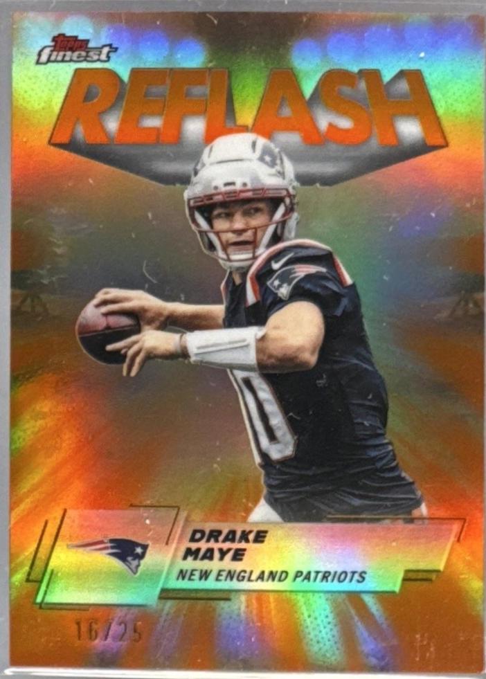 Drake Maye [Orange Refractor] #RF-5