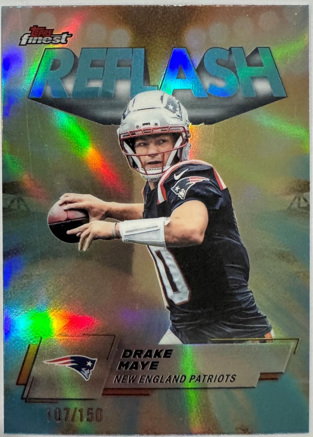 Drake Maye [Sky Blue Refractor] #RF-5