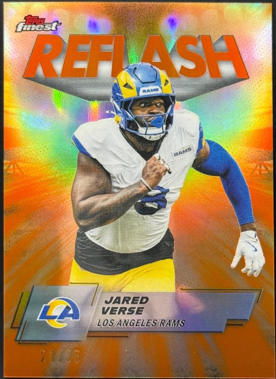 Jared Verse [Orange Refractor] #RF-19