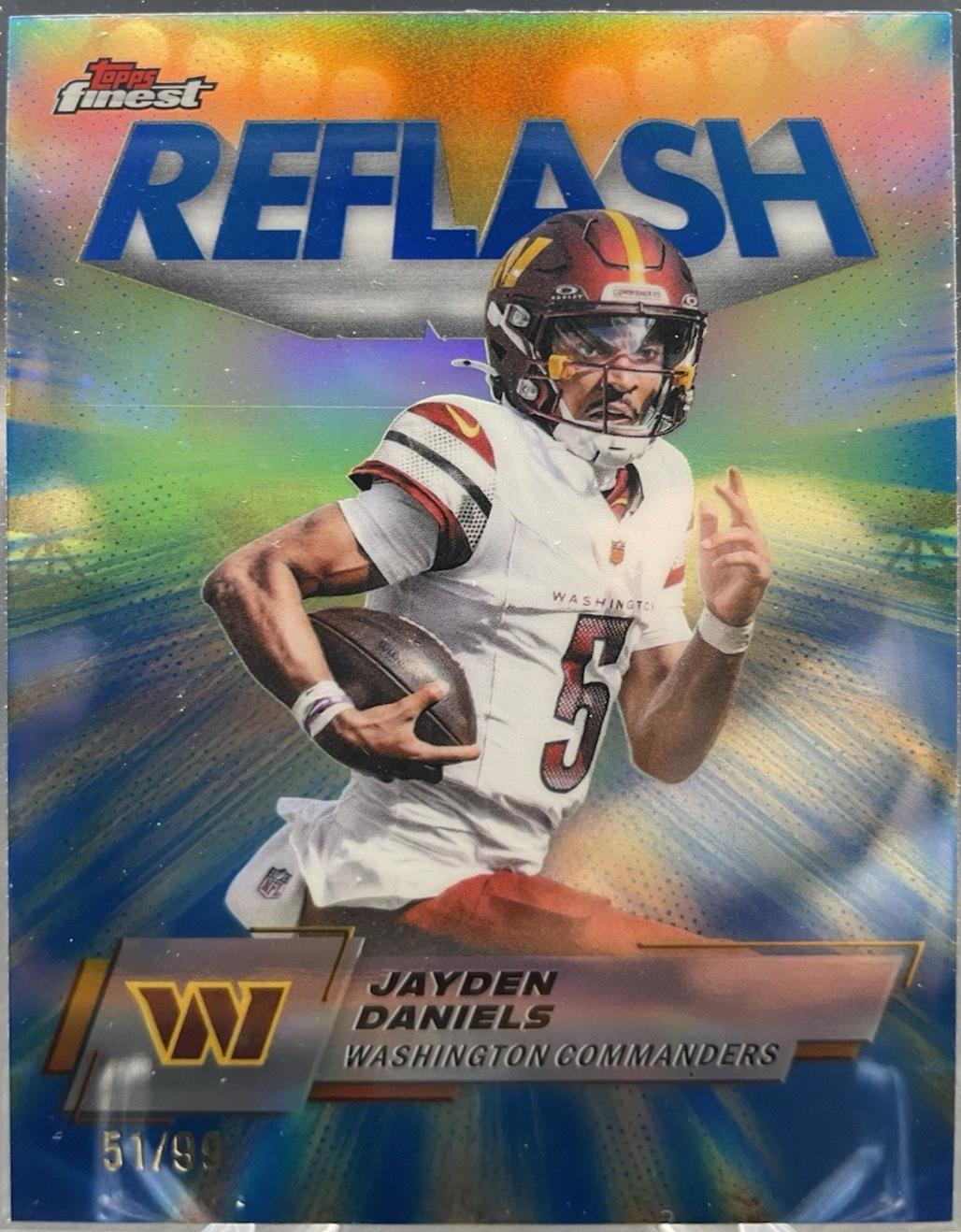 Jayden Daniels [Blue Refractor] #RF-6
