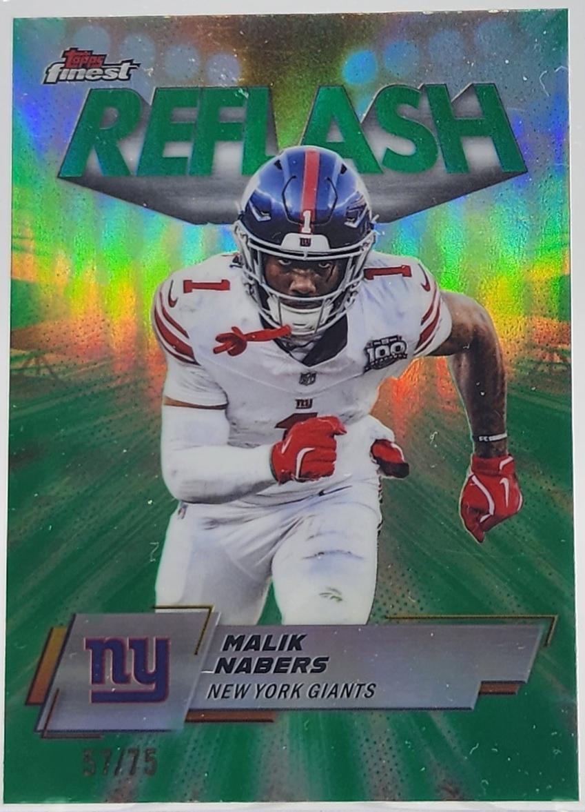 Malik Nabers [Green Refractor] #RF-16