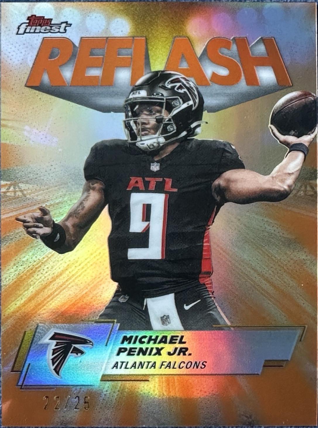 Michael Penix Jr. [Orange Geometric] #RF-1