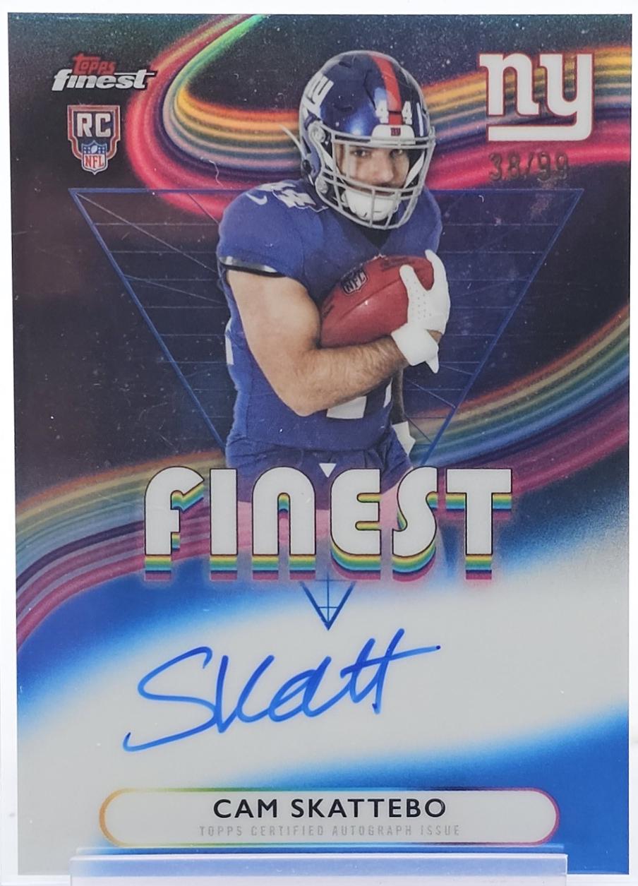 Cam Skattebo [Blue Refractor] #RFA-CS