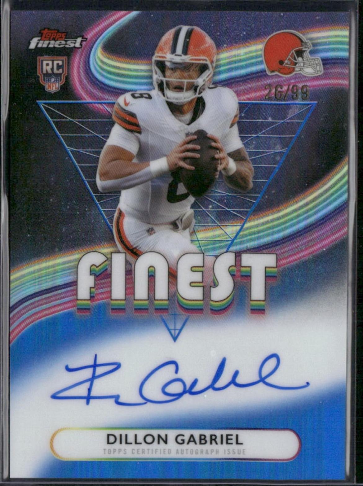 Dillon Gabriel [Blue Refractor] #RFA-DG