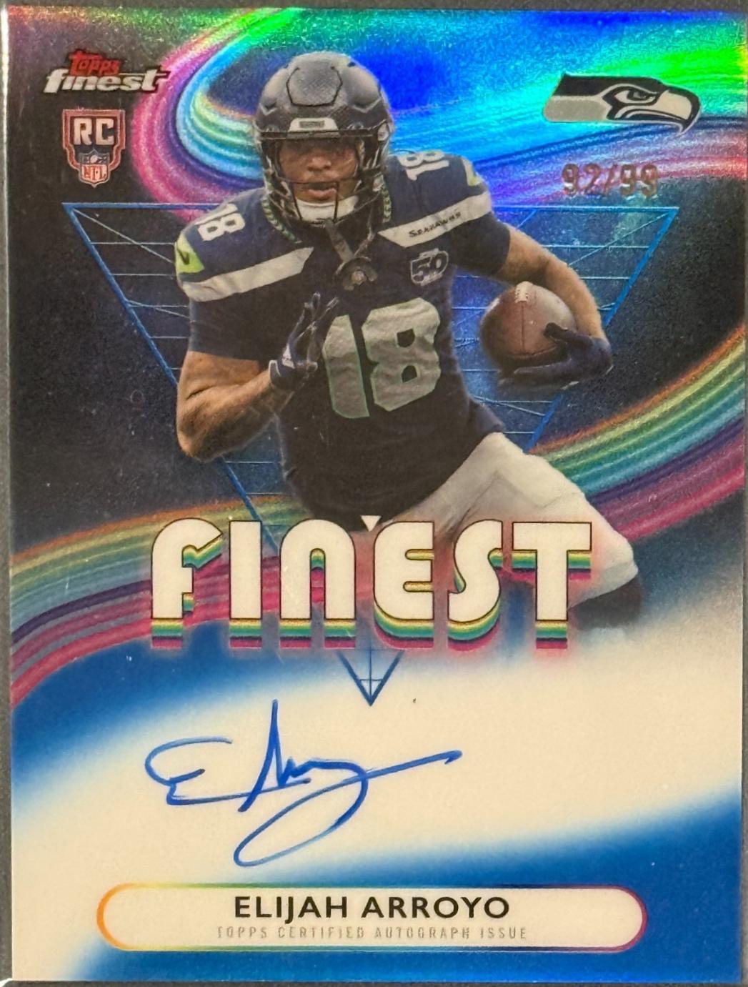 Elijah Arroyo [Blue Refractor] #RFA-EAR