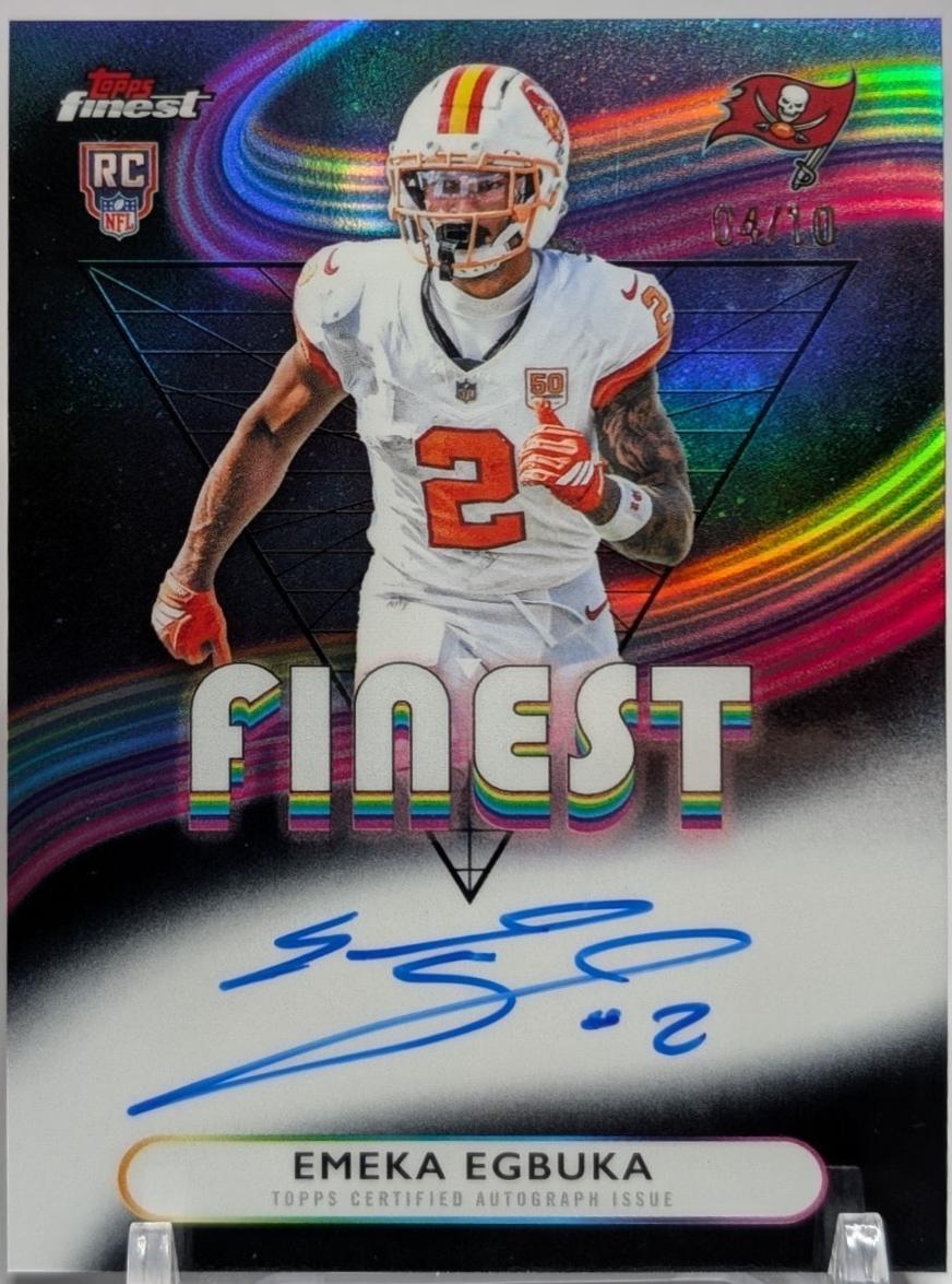 Emeka Egbuka [Black Refractor] #RFA-EE