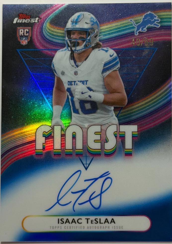 Isaac TeSlaa [Blue Refractor] #RFA-IT