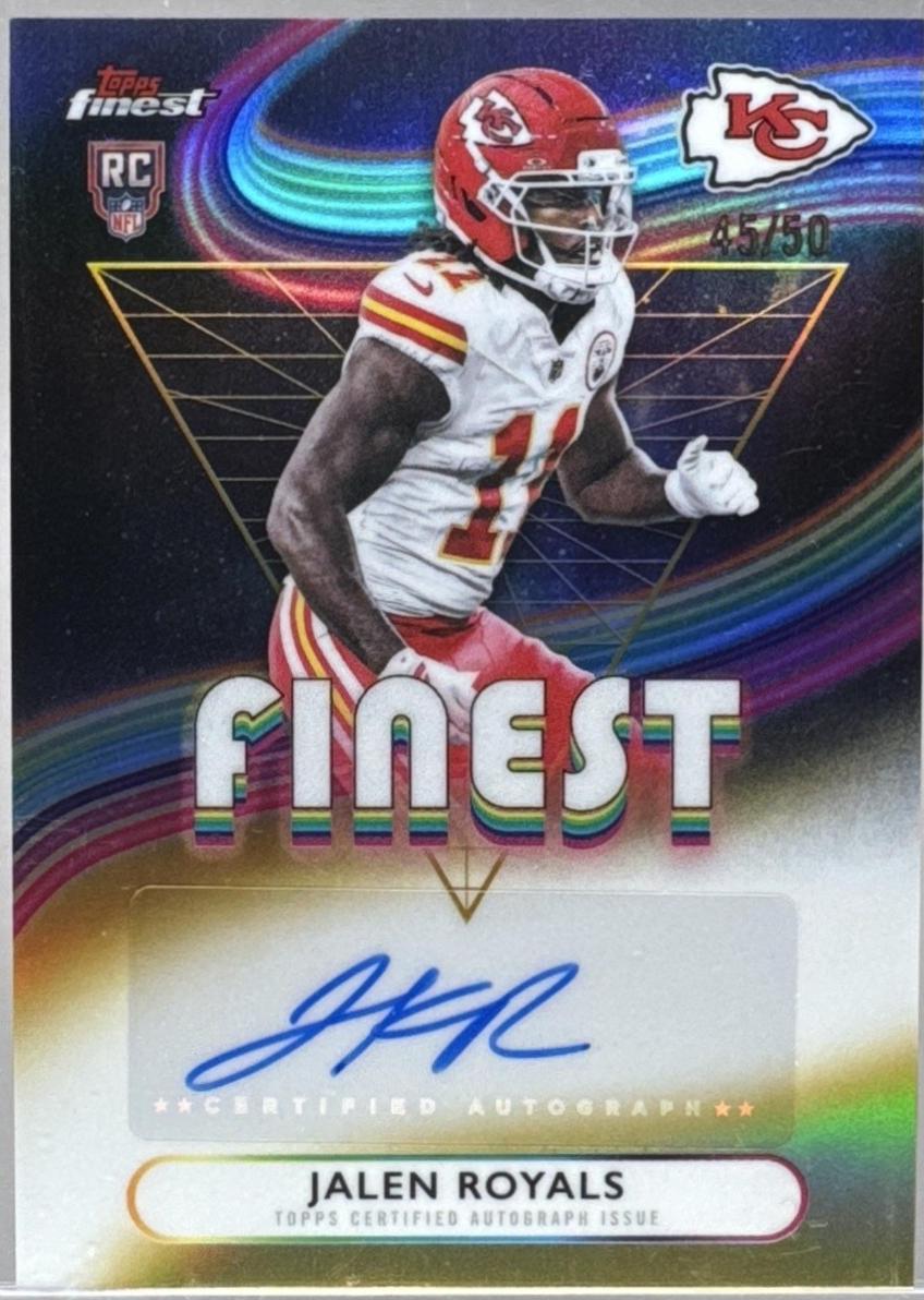 Jalen Royals [Gold Refractor] #RFA-JR