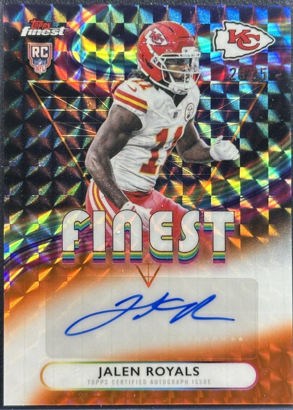 Jalen Royals [Orange Geometric] #RFA-JR