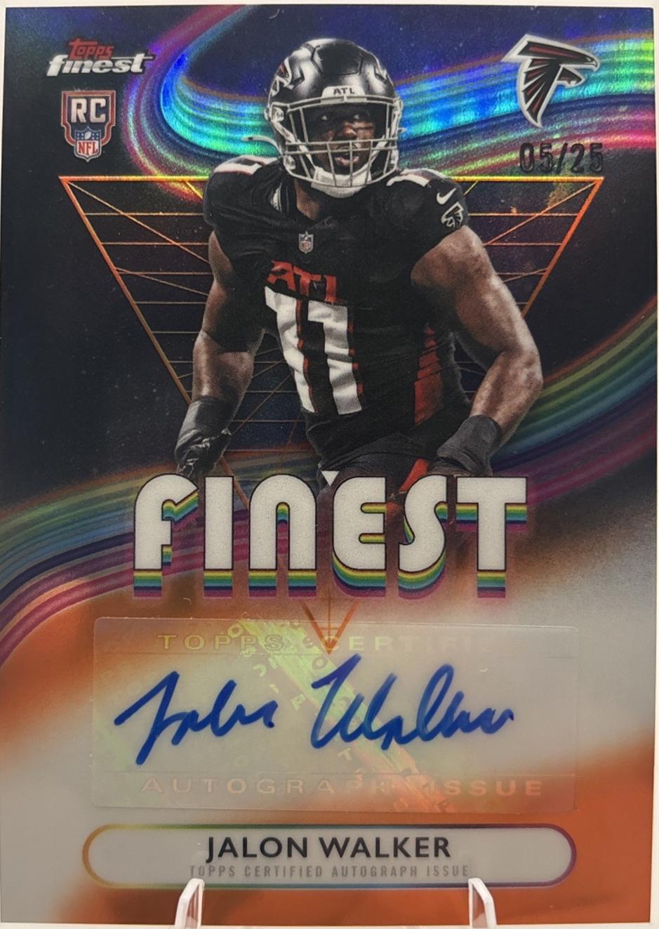 Jalon Walker [Orange Geometric] #RFA-JW