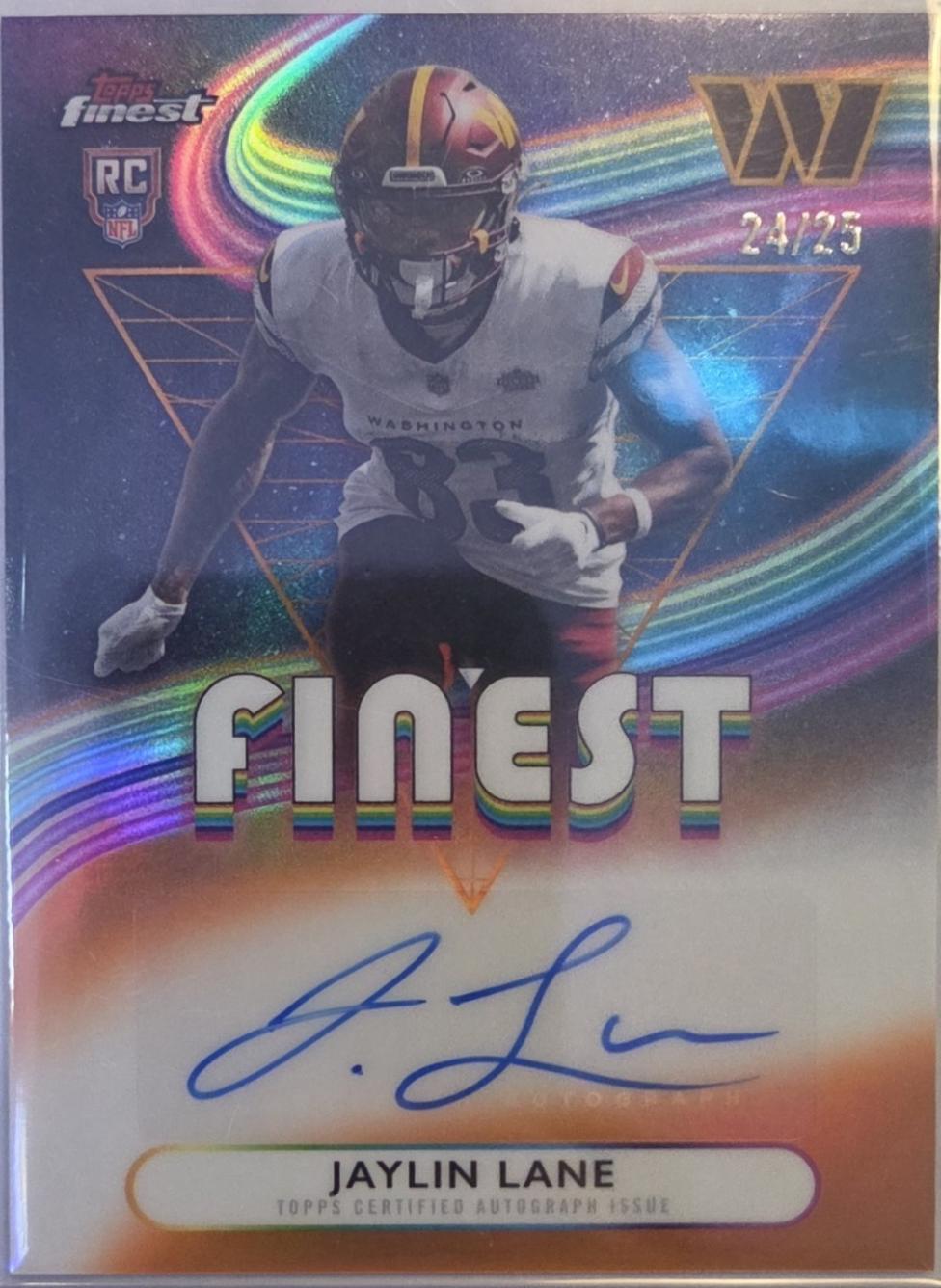 Jaylin Lane [Orange Refractor] #RFA-JL