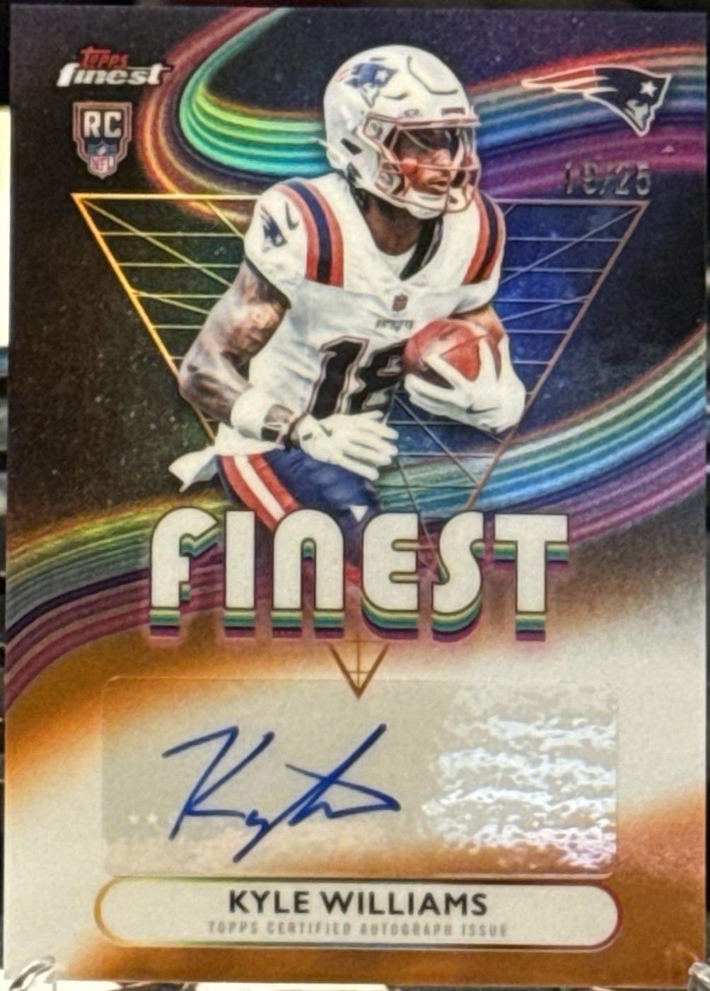 Kyle Williams [Orange Refractor] #RFA-KW
