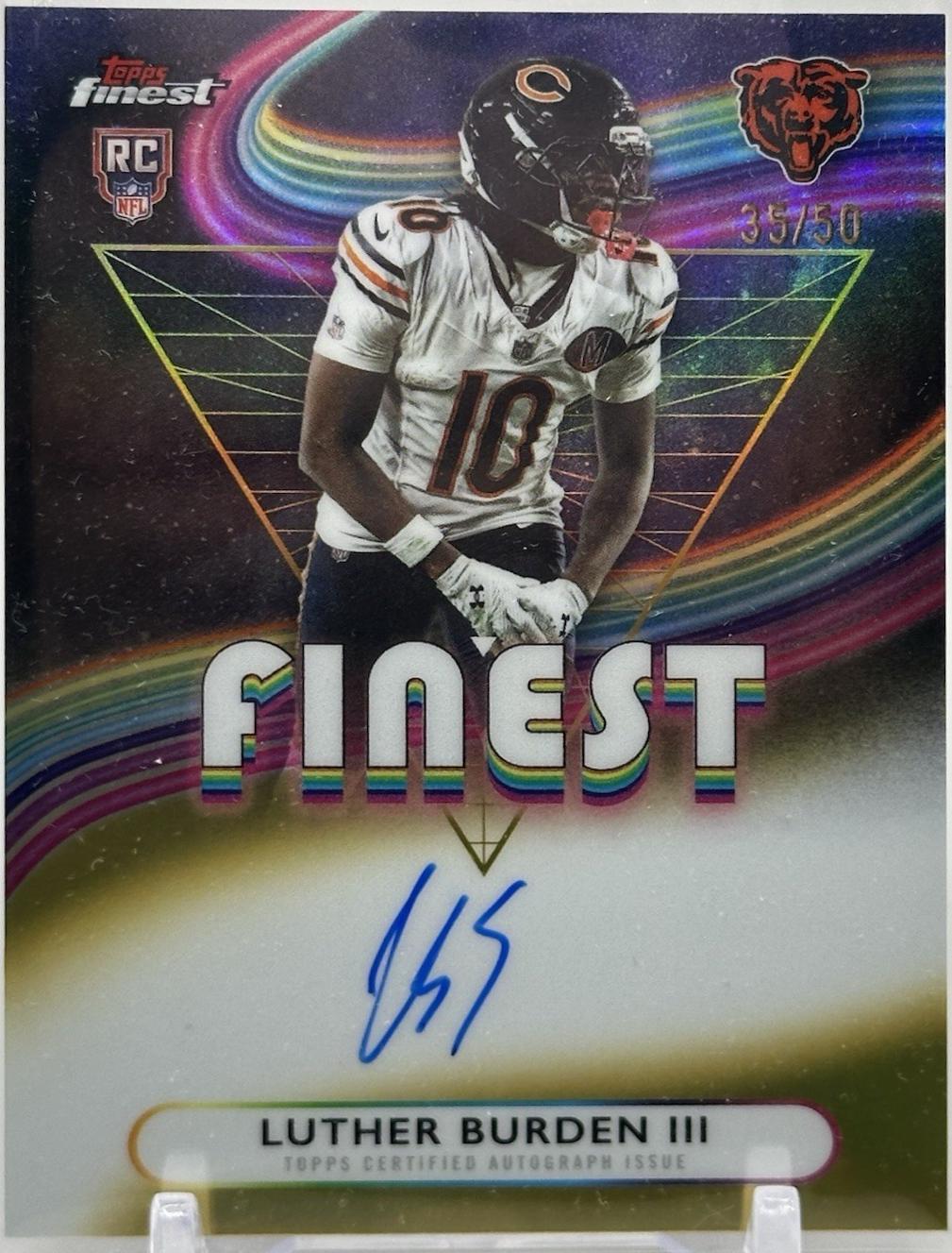 Luther Burden III [Gold Geometric] #RFA-LB