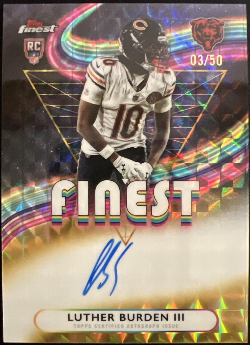 Luther Burden III [Gold Refractor] #RFA-LB