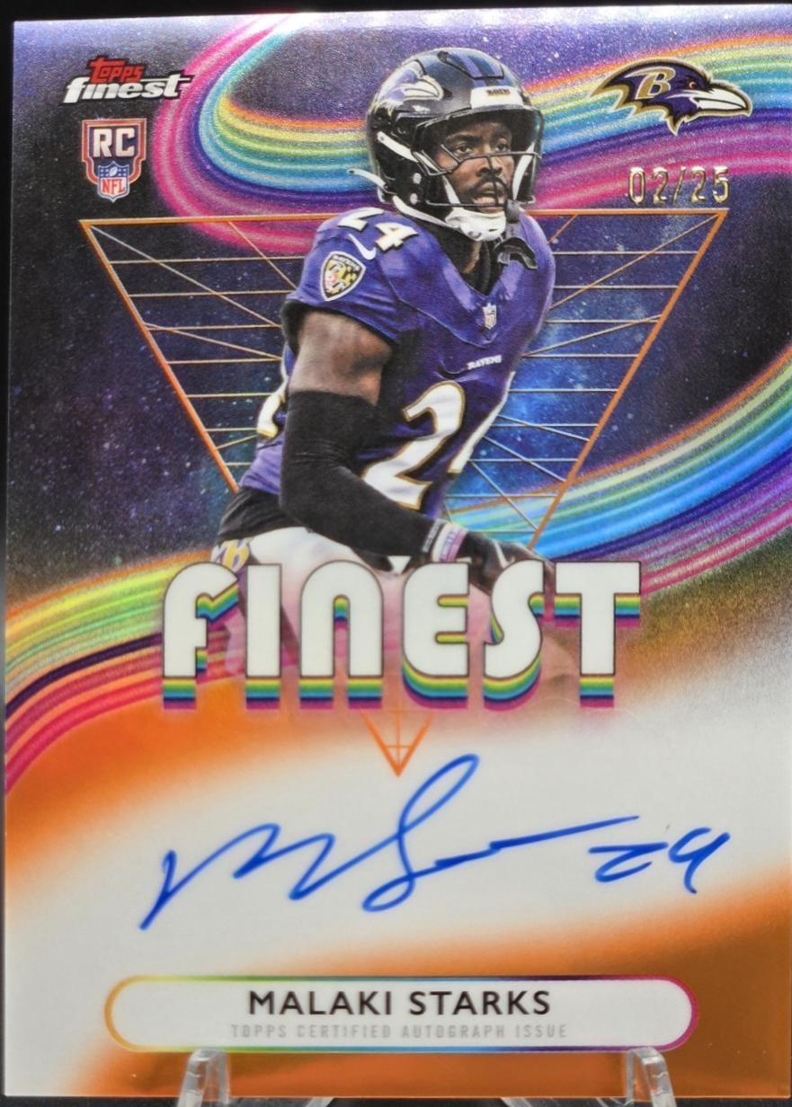 Malaki Starks [Orange Refractor] #RFA-MS