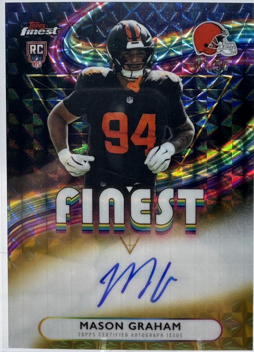 Mason Graham [Gold Geometric] #RFA-MG