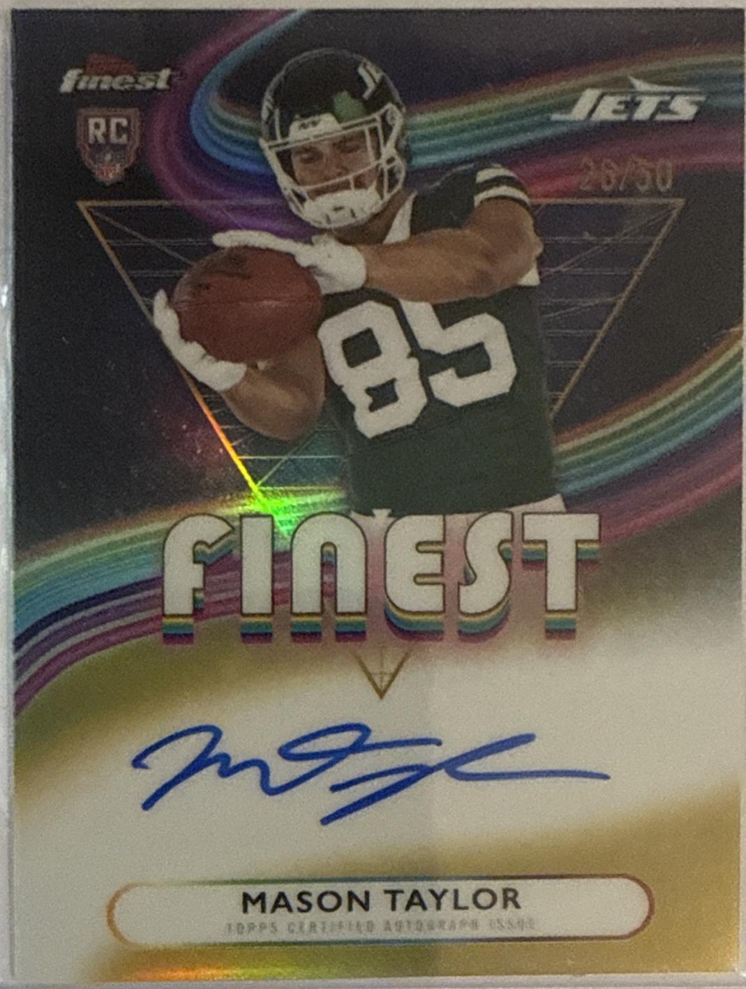 Mason Taylor [Gold Refractor] #RFA-MT