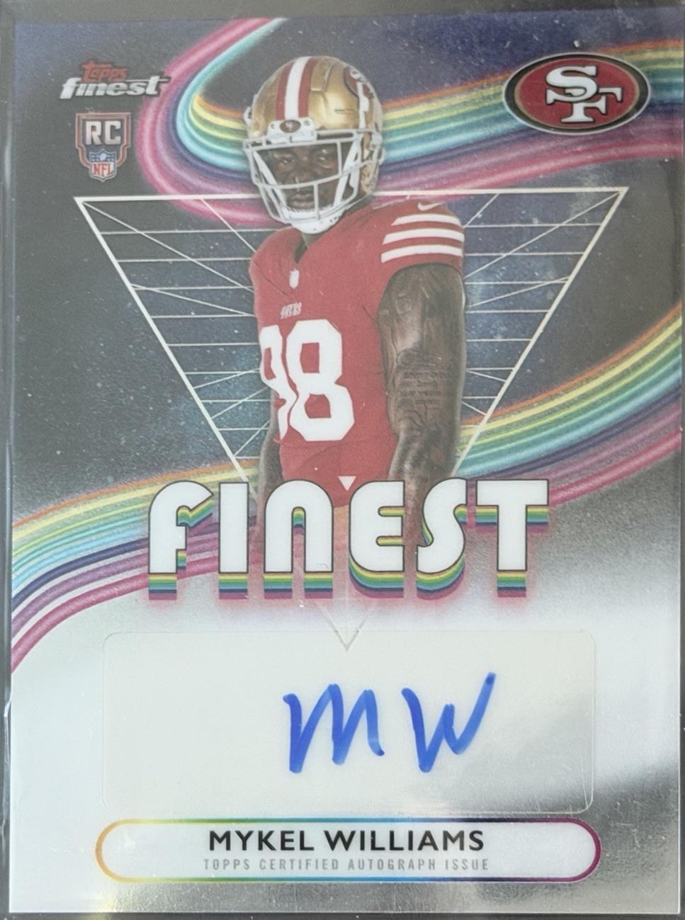 Mykel Williams #RFA-MW