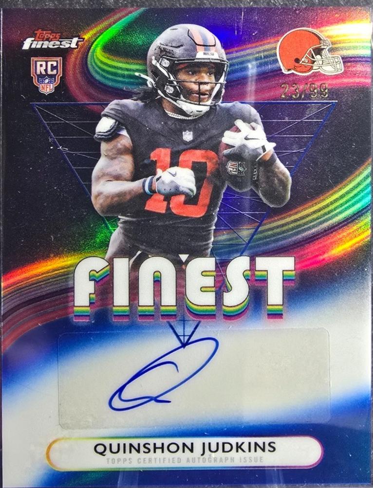 Quinshon Judkins [Blue Geometric] #RFA-QJ