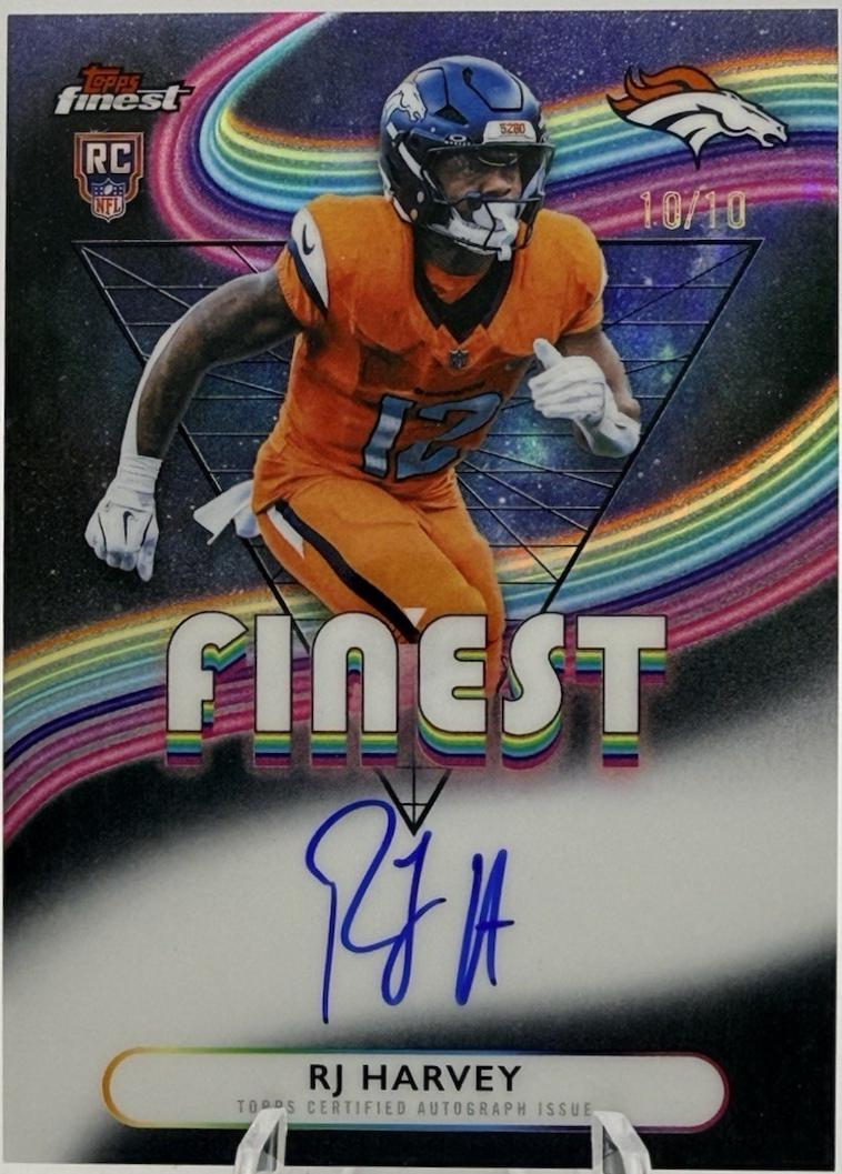 RJ Harvey [Black Refractor] #RFA-RJH